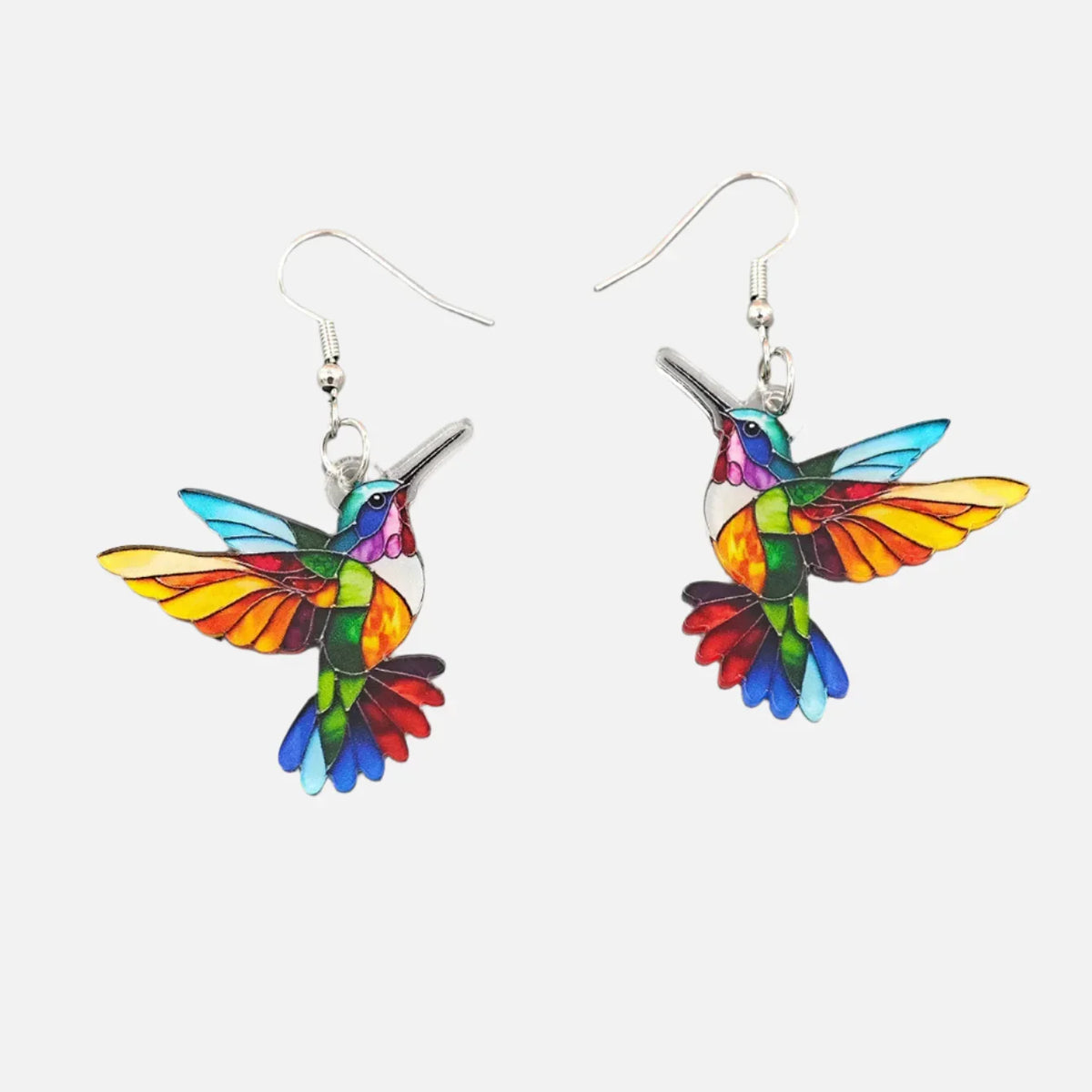 The Garden Earrings — Hummingbird Dangles