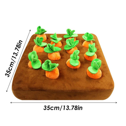 Carrot Snuffle Mat for Dogs — Enrichment Toy