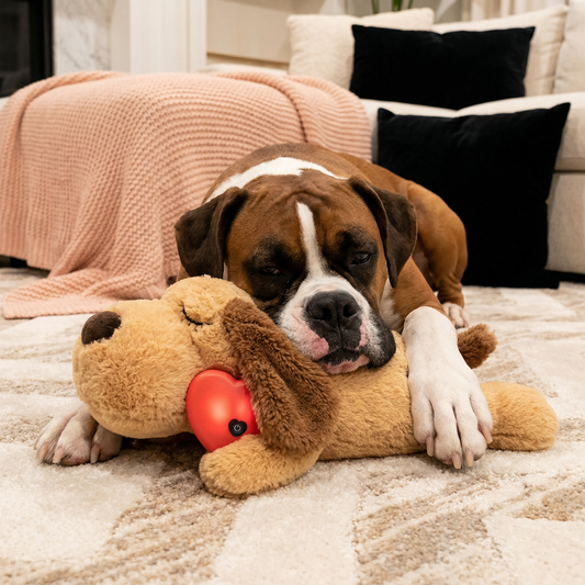 Calming Heartbeat Plush Toy for Pets – Anxiety-Relieving & Stress-Reducing