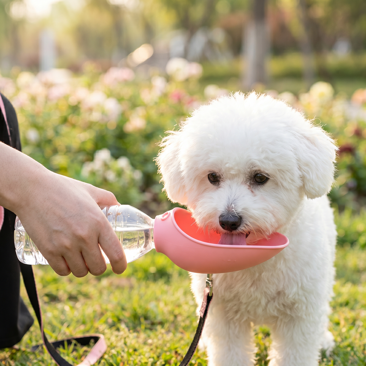 Silicone Dog Drinking Cap for Bottles