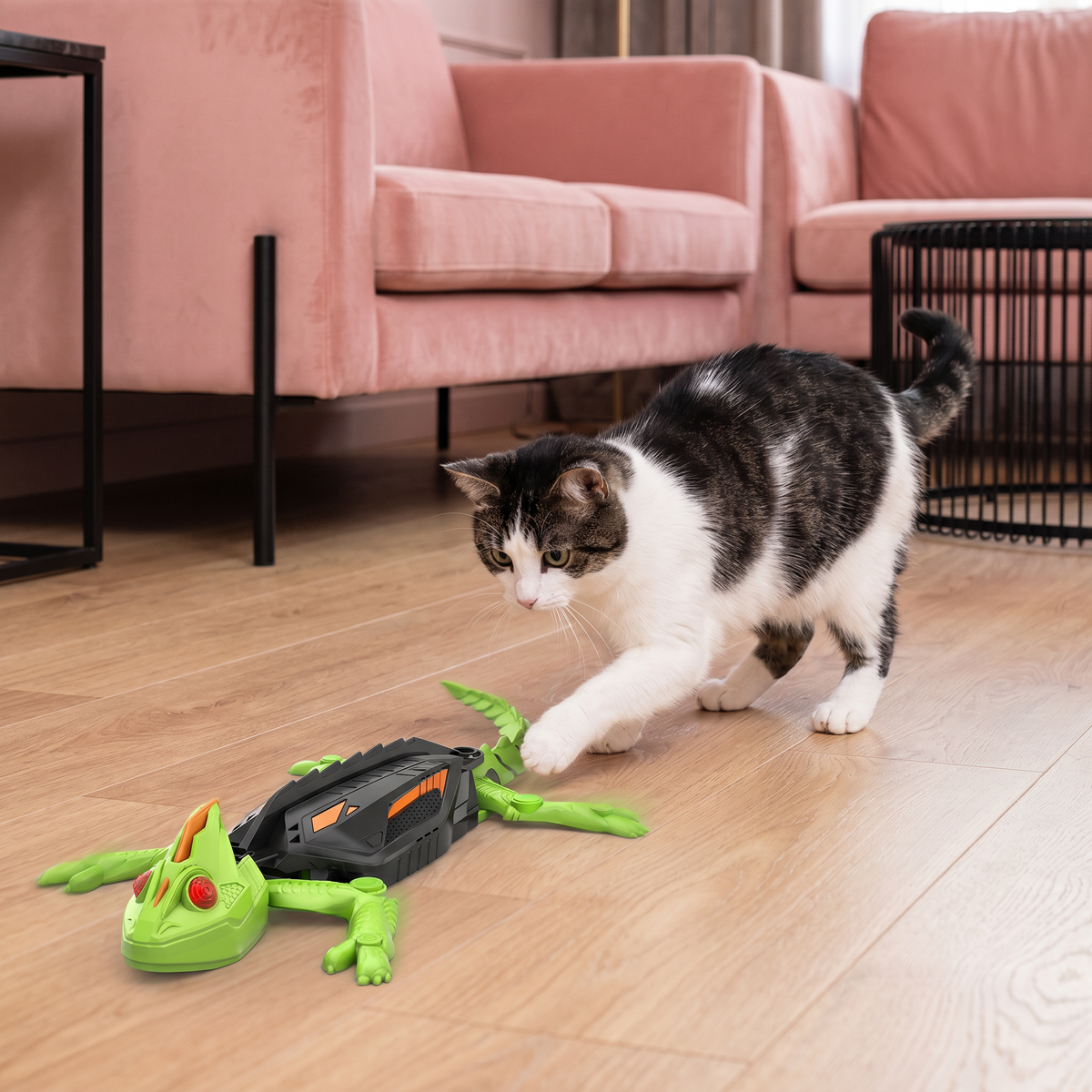 Remote Control Wall Climbing Lizard Toy for Cats