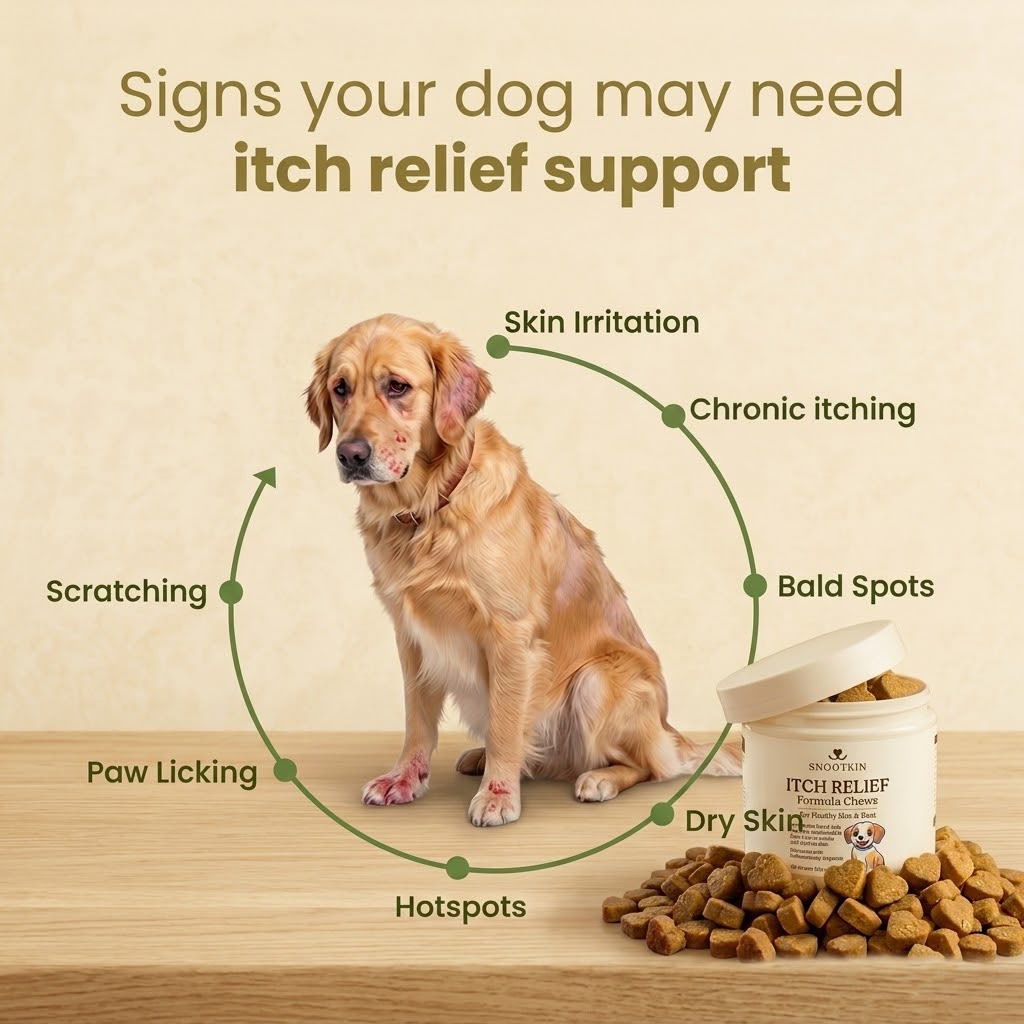 Skin & Coat Chews for Dogs — Omega Supplement