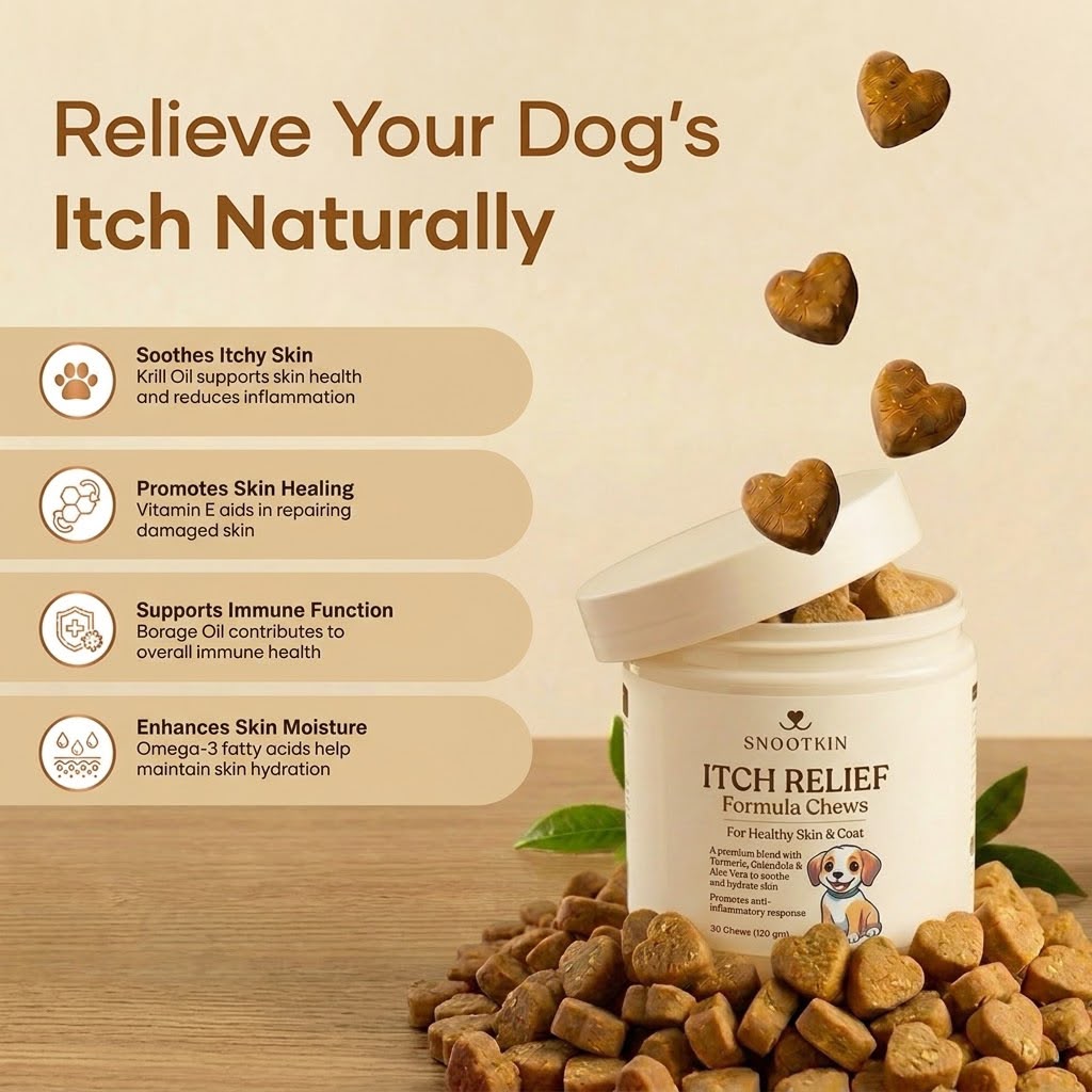 Skin & Coat Chews for Dogs — Omega Supplement