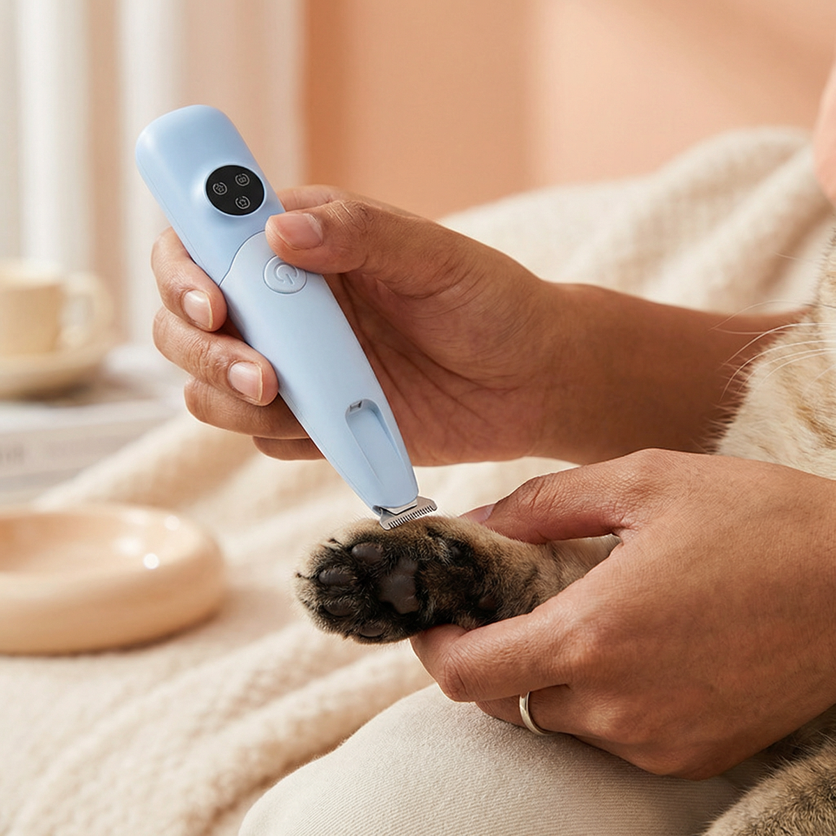 Pet Paw Trimmer – Quiet, Cordless Grooming Trimmer for Dogs & Cats