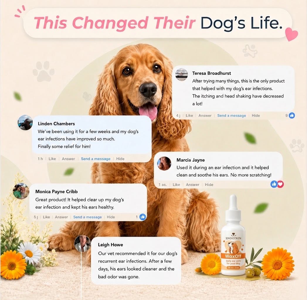 Dog Ear Cleaner Drops — Wax & Odor Relief