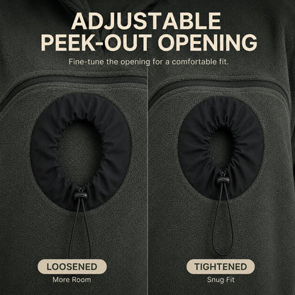 Hands-Free Pet Carrier Hoodie – Cozy Front Pouch for Cats & Small Dogs at Home & Everyday Outings