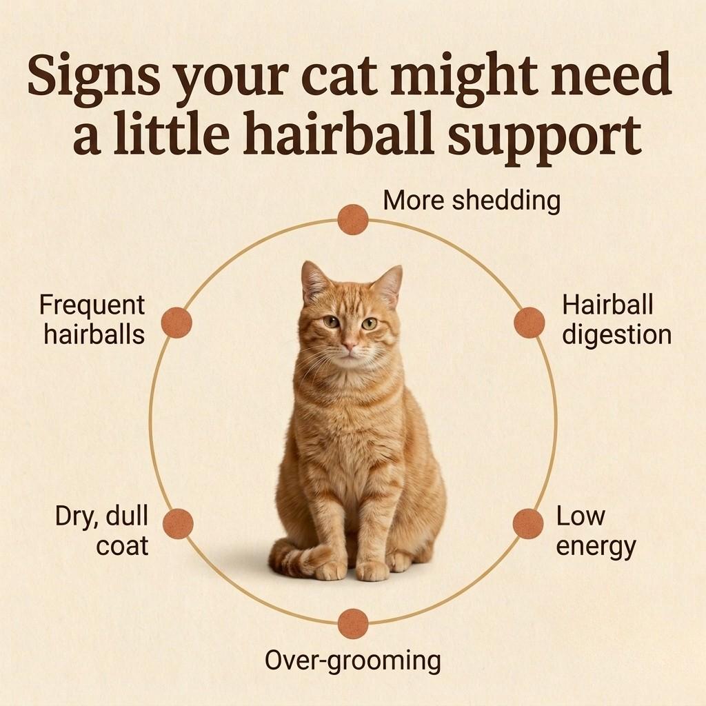 Hairball Control Chews for Cats — Skin & Coat