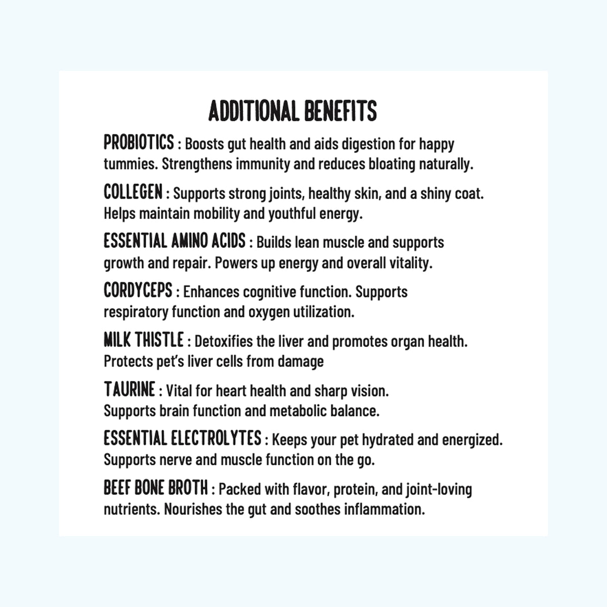 Gut & Immune Powder for Dogs & Cats — Bone Broth
