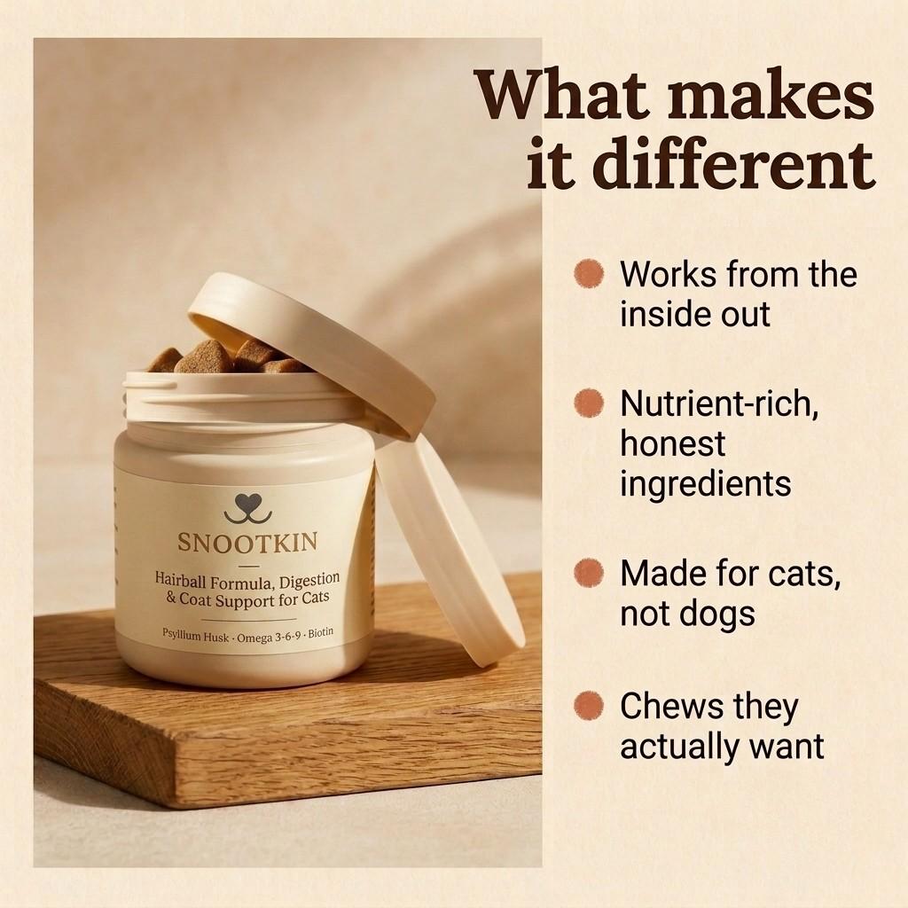 Hairball Control Chews for Cats — Skin & Coat