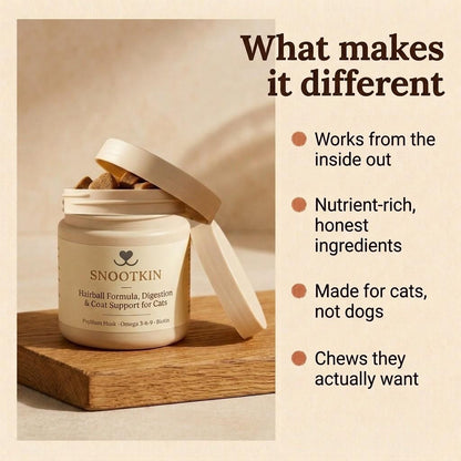 Hairball Control Chews for Cats — Skin & Coat