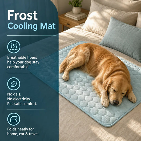 Premium Non-Toxic Cooling Dog Mat for Summer