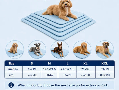 Premium Non-Toxic Cooling Dog Mat for Summer