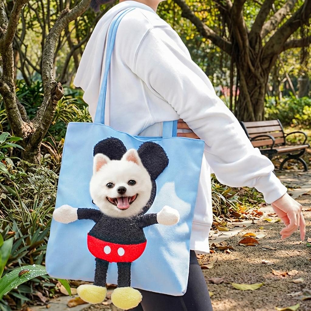 Out Cat Carrier Tote for Walks & Vet Visits - Lightweight Canvas Pet Bag for Cats & Small Dogs