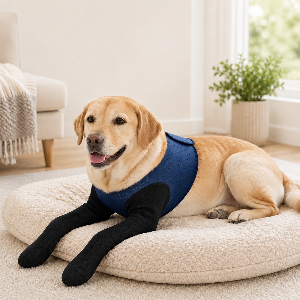 PawGuard Dual Front Leg Recovery Sleeves for Dogs - Cone-Free Anti-Lick Protection for Post-Surgery, Scratching & Sensitive Front Legs