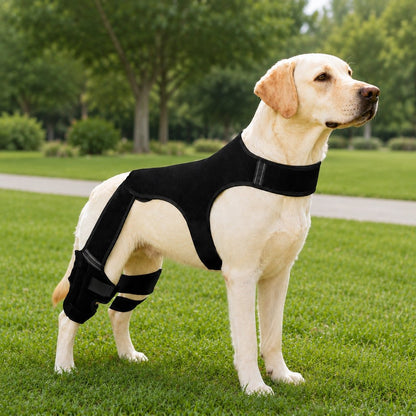 RearGuard Dog Rear Leg Support Brace - Anti-Slip Hind Leg Stability Wrap for Senior Dogs, Hardwood Floors & Recovery Walks