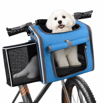 Premium 4-in-1 Expandable Pet Carrier Backpack for Bike & Travel