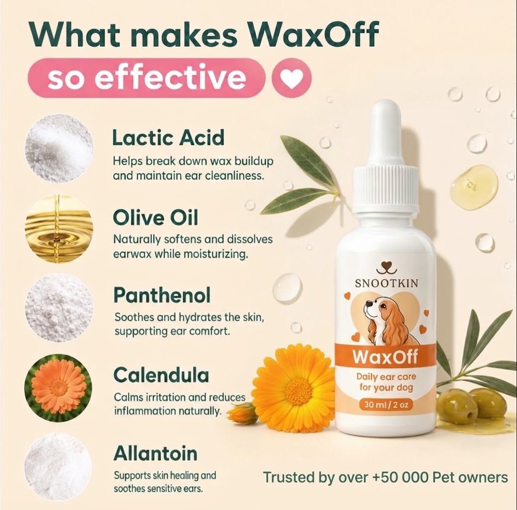 Dog Ear Cleaner Drops — Wax & Odor Relief