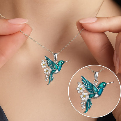 The Hummingbird Set — Necklace & Earrings