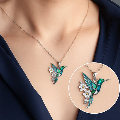 The Hummingbird Set — Necklace & Earrings