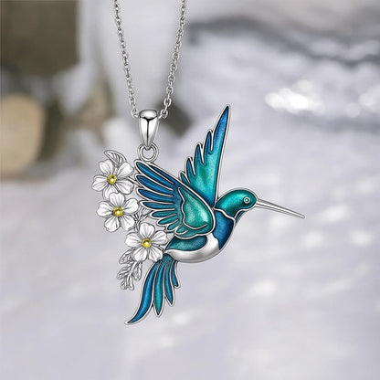 The Hummingbird Set — Necklace & Earrings