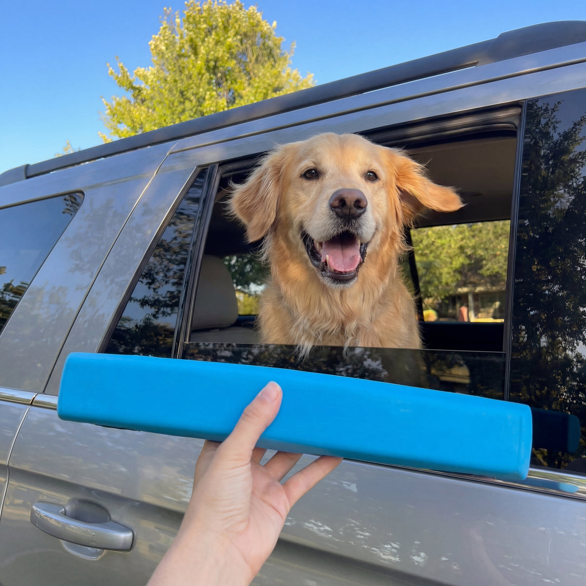 Dog Car Window Pillow — Safe Ride Armrest