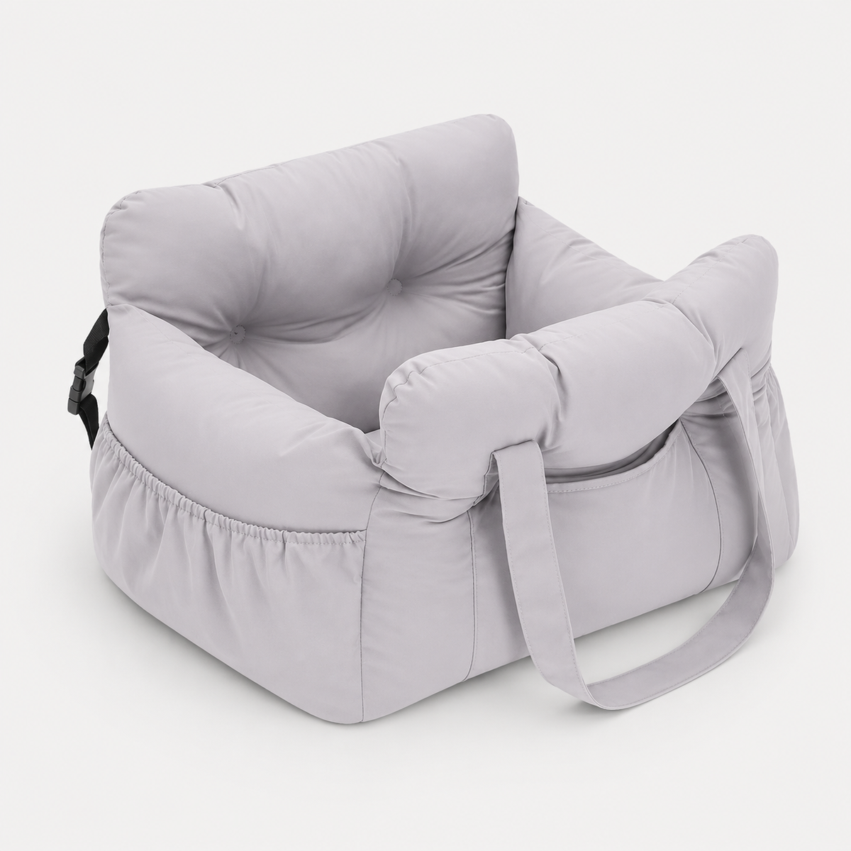 Premium 2-in-1 Dog Car Seat & Travel Bed Carrier