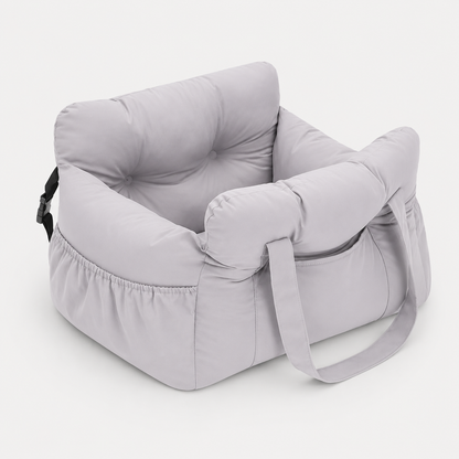 Premium 2-in-1 Dog Car Seat & Travel Bed Carrier