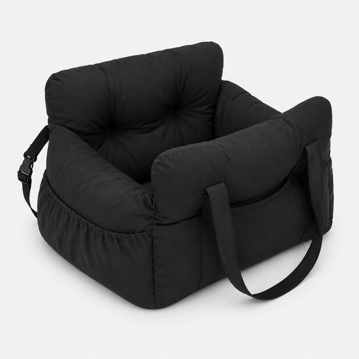 Premium 2-in-1 Dog Car Seat & Travel Bed Carrier