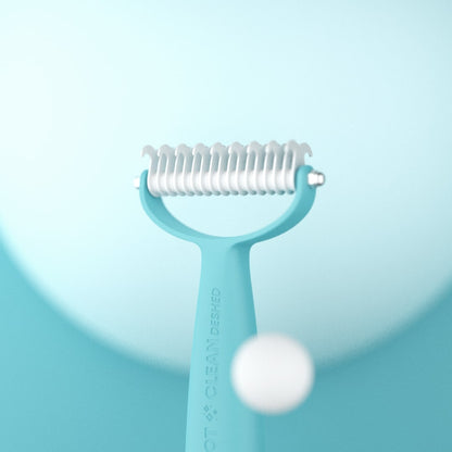 Cat & Dog Deshedding Tool — Dual-Sided Dematting Comb