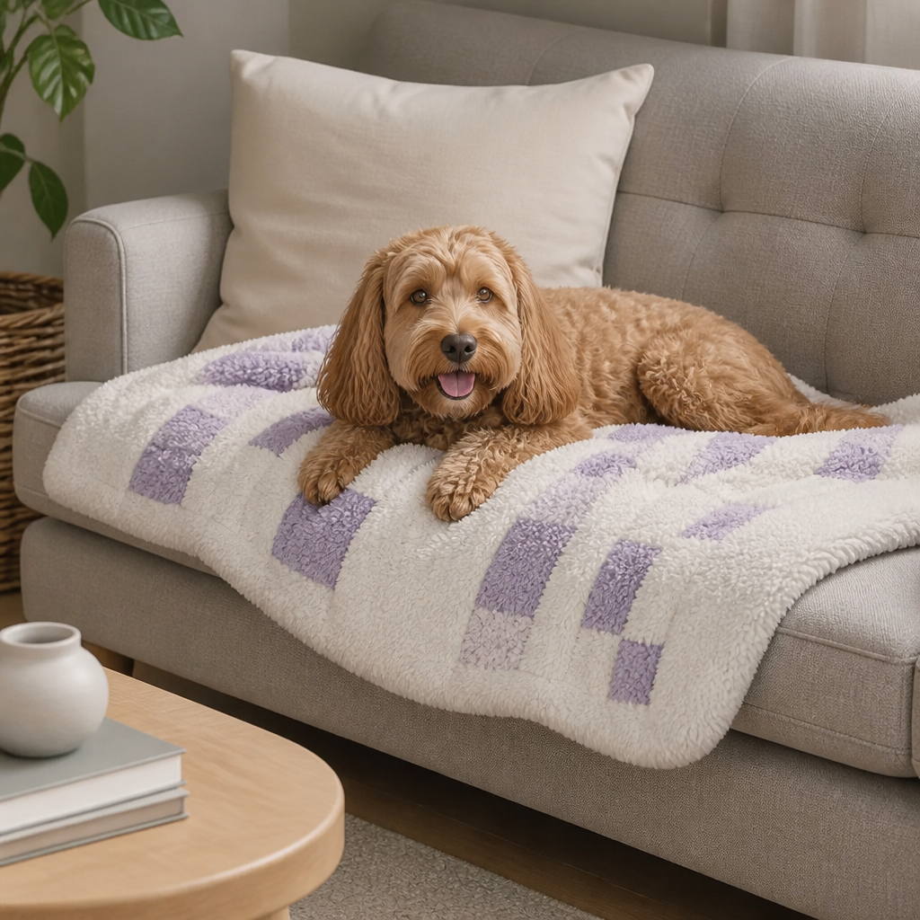 Waterproof Pet Blanket – Dual-Sided Couch & Furniture Protector