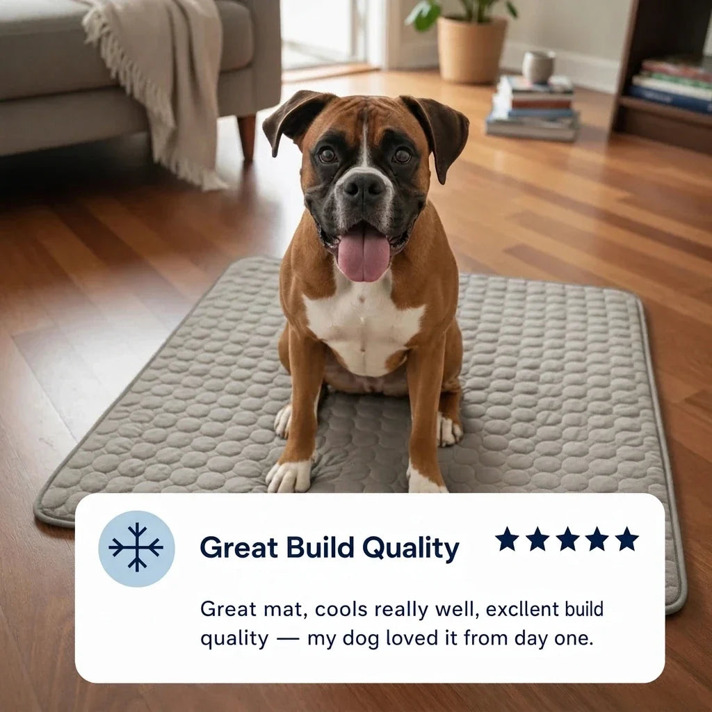 Premium Non-Toxic Cooling Dog Mat for Summer