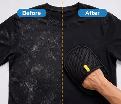 Premium Reusable Pet Hair Remover Mitt for Clothes & Upholstery