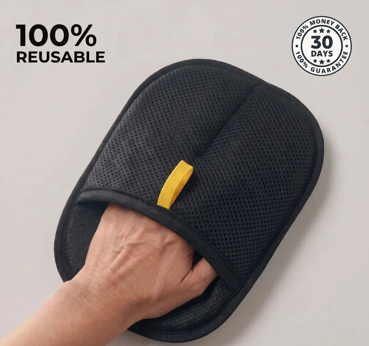 Premium Reusable Pet Hair Remover Mitt for Clothes & Upholstery