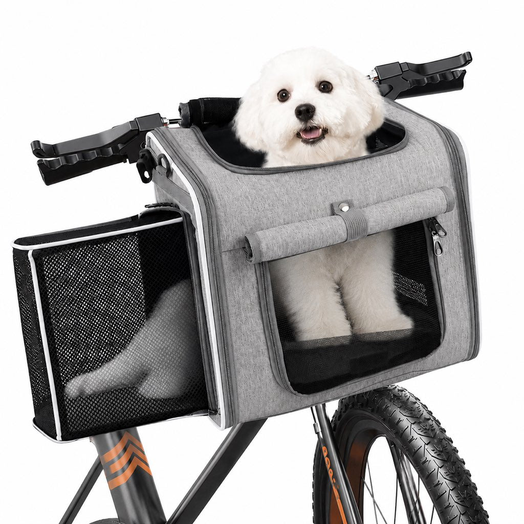 Premium 4-in-1 Expandable Pet Carrier Backpack for Bike & Travel