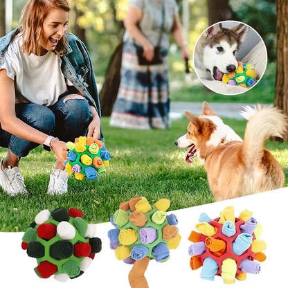 Snuffle Ball Treat Toy — Foraging Game for Dogs