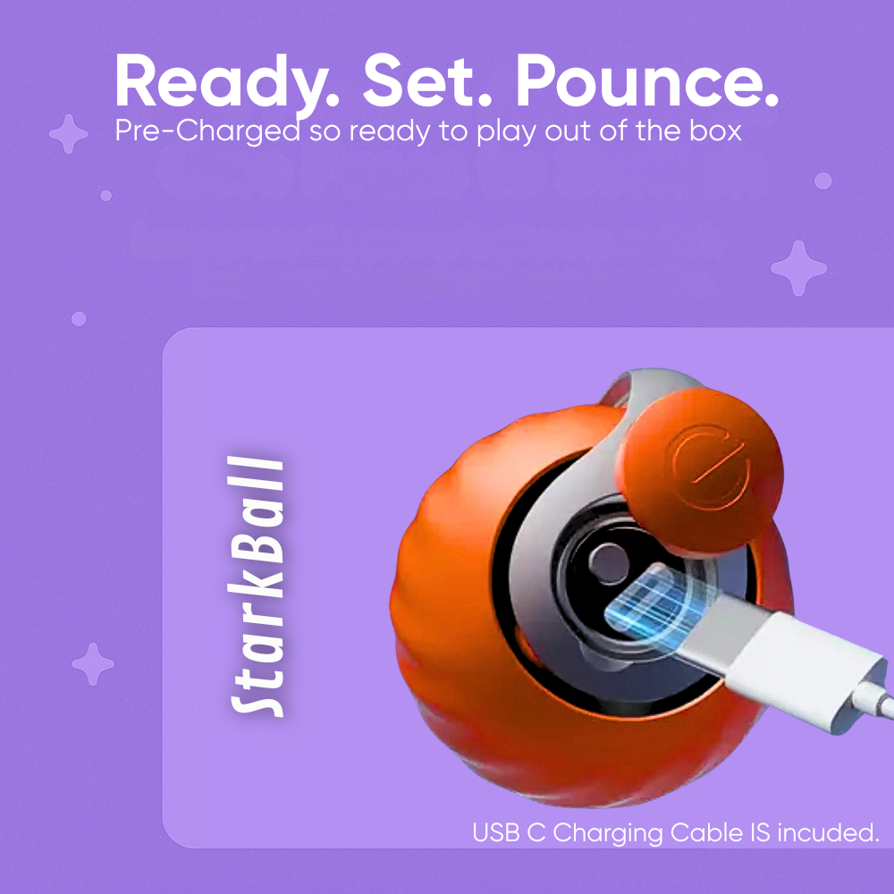 Snootkin Smart Interactive Cat Ball Toy - Self-Moving Teaser